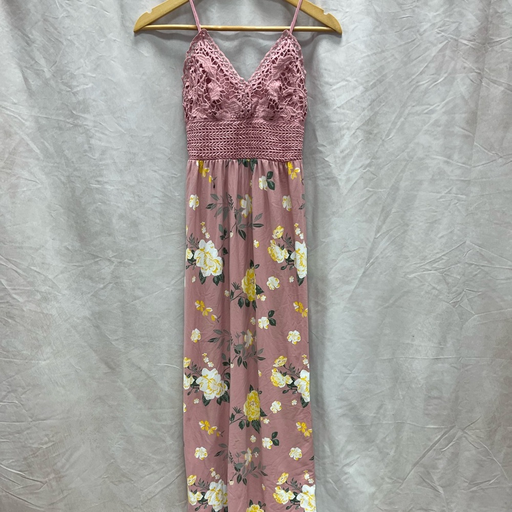 No Boundaries Pink Striped Dress